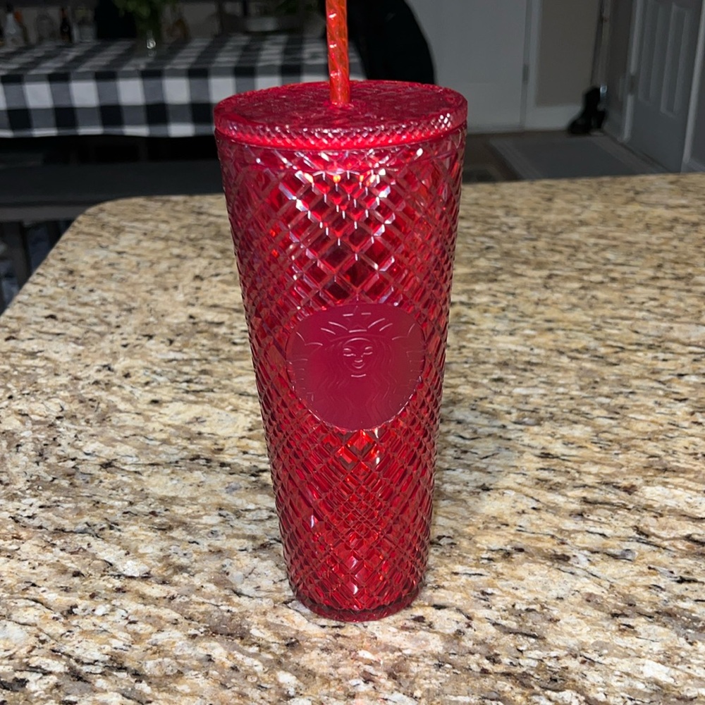 Red Starbucks cup